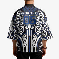 Custom Aotearoa Ngati Tuwharetoa Kimono Maori Tribal Pattern Mix Poutama LT05 - Polynesian Pride