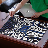 Custom Aotearoa Ngati Tuwharetoa Puzzle Maori Tribal Pattern Mix Poutama LT05 - Polynesian Pride