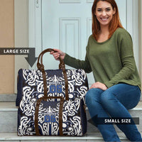 Custom Aotearoa Ngati Tuwharetoa Travel Bag Maori Tribal Pattern Mix Poutama LT05 - Polynesian Pride