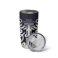 Custom Aotearoa Ngati Tuwharetoa Tumbler Cup Maori Tribal Pattern Mix Poutama LT05 - Polynesian Pride