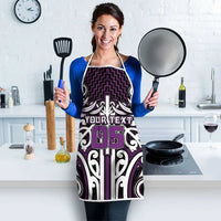Custom Aotearoa Rangitane Apron Maori Tribal Pattern Mix Poutama LT05 - Polynesian Pride