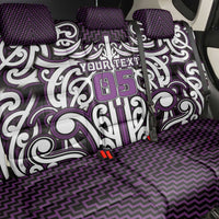 Custom Aotearoa Rangitane Back Car Seat Cover Maori Tribal Pattern Mix Poutama LT05 - Polynesian Pride