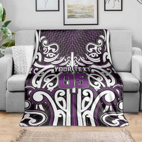 Custom Aotearoa Rangitane Blanket Maori Tribal Pattern Mix Poutama LT05 - Polynesian Pride