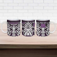 Custom Aotearoa Rangitane Ceramic Mug Maori Tribal Pattern Mix Poutama LT05 - Polynesian Pride