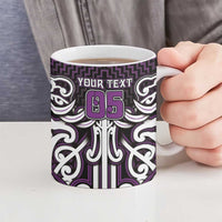 Custom Aotearoa Rangitane Ceramic Mug Maori Tribal Pattern Mix Poutama LT05 - Polynesian Pride