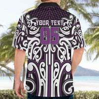 Custom Aotearoa Rangitane Hawaiian Shirt Maori Tribal Pattern Mix Poutama LT05 - Polynesian Pride
