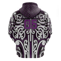 Custom Aotearoa Rangitane Hoodie Maori Tribal Pattern Mix Poutama LT05 - Polynesian Pride