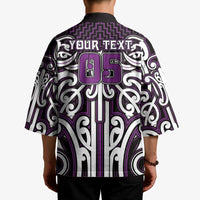 Custom Aotearoa Rangitane Kimono Maori Tribal Pattern Mix Poutama LT05 - Polynesian Pride