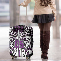 Custom Aotearoa Rangitane Luggage Cover Maori Tribal Pattern Mix Poutama LT05 - Polynesian Pride