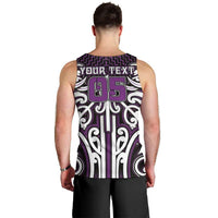 Custom Aotearoa Rangitane Men Tank Top Maori Tribal Pattern Mix Poutama LT05 - Polynesian Pride