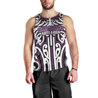 Custom Aotearoa Rangitane Men Tank Top Maori Tribal Pattern Mix Poutama LT05 - Polynesian Pride