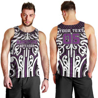 Custom Aotearoa Rangitane Men Tank Top Maori Tribal Pattern Mix Poutama LT05 - Polynesian Pride