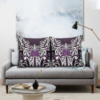 Custom Aotearoa Rangitane Pillow Cover Maori Tribal Pattern Mix Poutama LT05 - Polynesian Pride