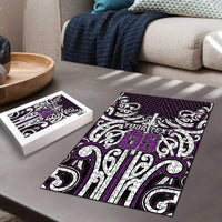 Custom Aotearoa Rangitane Puzzle Maori Tribal Pattern Mix Poutama LT05 - Polynesian Pride