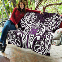 Custom Aotearoa Rangitane Quilt Maori Tribal Pattern Mix Poutama LT05 - Polynesian Pride