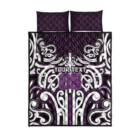 Custom Aotearoa Rangitane Quilt Bed Set Maori Tribal Pattern Mix Poutama LT05 - Polynesian Pride