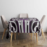 Custom Aotearoa Rangitane Tablecloth Maori Tribal Pattern Mix Poutama LT05 - Polynesian Pride