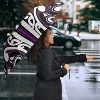 Custom Aotearoa Rangitane Umbrella Maori Tribal Pattern Mix Poutama LT05 - Polynesian Pride