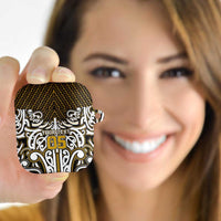 Custom Aotearoa Taranaki AirPods Case Maori Tribal Pattern Mix Poutama LT05 - Polynesian Pride