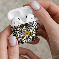 Custom Aotearoa Taranaki AirPods Case Maori Tribal Pattern Mix Poutama LT05 - Polynesian Pride