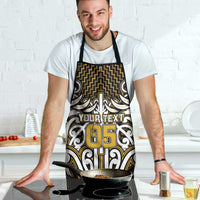 Custom Aotearoa Taranaki Apron Maori Tribal Pattern Mix Poutama LT05 - Polynesian Pride