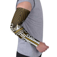 Custom Aotearoa Taranaki Arm Sleeves Maori Tribal Pattern Mix Poutama LT05 - Polynesian Pride