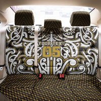 Custom Aotearoa Taranaki Back Car Seat Cover Maori Tribal Pattern Mix Poutama LT05 - Polynesian Pride