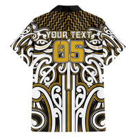 Custom Aotearoa Taranaki Hawaiian Shirt Maori Tribal Pattern Mix Poutama LT05 - Polynesian Pride