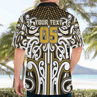 Custom Aotearoa Taranaki Hawaiian Shirt Maori Tribal Pattern Mix Poutama LT05 - Polynesian Pride