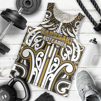 Custom Aotearoa Taranaki Men Tank Top Maori Tribal Pattern Mix Poutama LT05 - Polynesian Pride