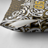 Custom Aotearoa Taranaki Pillow Cover Maori Tribal Pattern Mix Poutama LT05 - Polynesian Pride