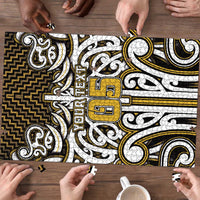 Custom Aotearoa Taranaki Puzzle Maori Tribal Pattern Mix Poutama LT05 - Polynesian Pride
