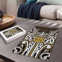 Custom Aotearoa Taranaki Puzzle Maori Tribal Pattern Mix Poutama LT05 - Polynesian Pride