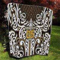 Custom Aotearoa Taranaki Quilt Maori Tribal Pattern Mix Poutama LT05 - Polynesian Pride