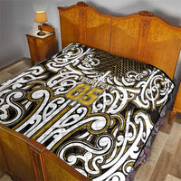 Custom Aotearoa Taranaki Quilt Maori Tribal Pattern Mix Poutama LT05 - Polynesian Pride