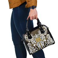 Custom Aotearoa Taranaki Shoulder Handbag Maori Tribal Pattern Mix Poutama LT05 - Polynesian Pride