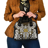 Custom Aotearoa Taranaki Shoulder Handbag Maori Tribal Pattern Mix Poutama LT05 - Polynesian Pride