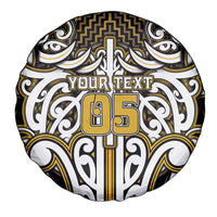 Custom Aotearoa Taranaki Spare Tire Cover Maori Tribal Pattern Mix Poutama LT05 - Polynesian Pride