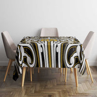 Custom Aotearoa Taranaki Tablecloth Maori Tribal Pattern Mix Poutama LT05 - Polynesian Pride