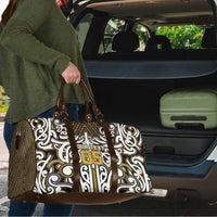 Custom Aotearoa Taranaki Travel Bag Maori Tribal Pattern Mix Poutama LT05 - Polynesian Pride