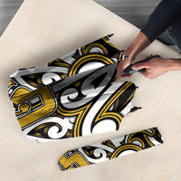 Custom Aotearoa Taranaki Umbrella Maori Tribal Pattern Mix Poutama LT05 - Polynesian Pride