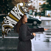 Custom Aotearoa Taranaki Umbrella Maori Tribal Pattern Mix Poutama LT05 - Polynesian Pride
