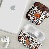 Custom Aotearoa Waikato AirPods Case Maori Tribal Pattern Mix Poutama LT05 - Polynesian Pride