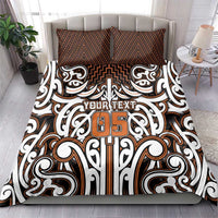 Custom Aotearoa Waikato Bedding Set Maori Tribal Pattern Mix Poutama LT05 - Polynesian Pride