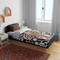 Custom Aotearoa Waikato Bedding Set Maori Tribal Pattern Mix Poutama LT05 - Polynesian Pride