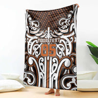 Custom Aotearoa Waikato Blanket Maori Tribal Pattern Mix Poutama LT05 - Polynesian Pride