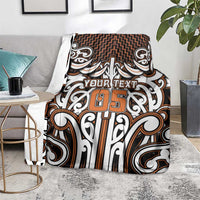 Custom Aotearoa Waikato Blanket Maori Tribal Pattern Mix Poutama LT05 - Polynesian Pride