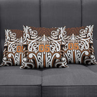 Custom Aotearoa Waikato Pillow Cover Maori Tribal Pattern Mix Poutama LT05 - Polynesian Pride