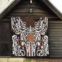Custom Aotearoa Waikato Quilt Maori Tribal Pattern Mix Poutama LT05 - Polynesian Pride