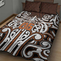 Custom Aotearoa Waikato Quilt Bed Set Maori Tribal Pattern Mix Poutama LT05 - Polynesian Pride